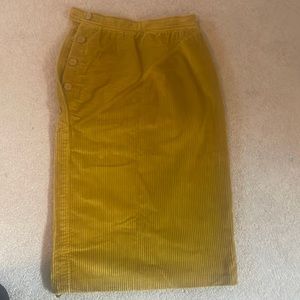 YSL corduroy skirt